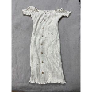 Body con button dress